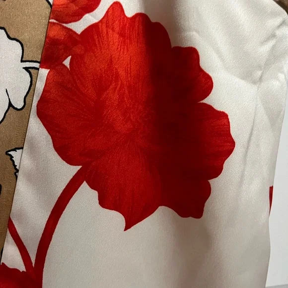 Ann Taylor Floral Collage Twisted Midi Dress NWT $229 Size 6 GORGEOUS Whimsical - Picture 9 of 13